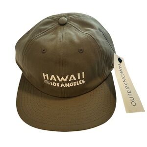 Outerknown NWT Hawaii Adjustable Hat Army Green